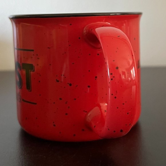 SAVE THE EARTH It’s the only planet with coffee ~ TAYST Coffee Logo Camping Mug - Picture 3 of 5